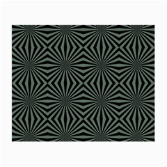 Geometric Pattern, Army Green And Black Lines, Regular Theme Small Glasses Cloth by Casemiro