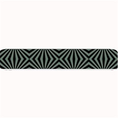 Geometric Pattern, Army Green And Black Lines, Regular Theme Small Bar Mats by Casemiro