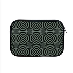 Geometric Pattern, Army Green And Black Lines, Regular Theme Apple Macbook Pro 15  Zipper Case by Casemiro