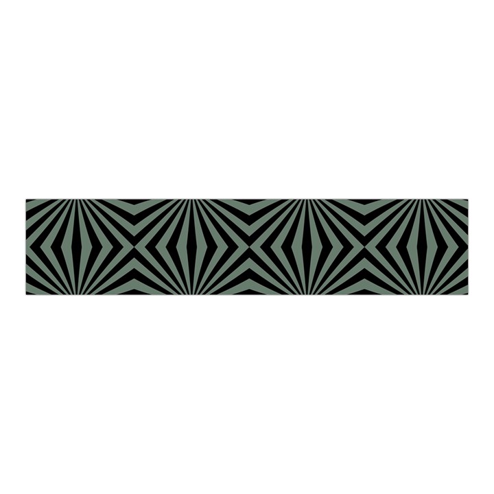 Geometric pattern, army green and black lines, regular theme Velvet Scrunchie