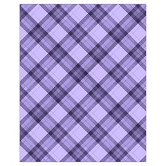 Pastel Purple And Steel Black Lines Pattern, Retro Tartan, Classic Plaid Drawstring Bag (small) by Casemiro