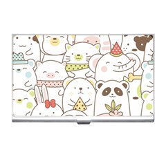 Cute-baby-animals-seamless-pattern Business Card Holder