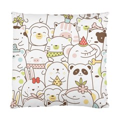 Cute-baby-animals-seamless-pattern Standard Cushion Case (One Side)