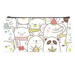 Cute-baby-animals-seamless-pattern Pencil Case by Sobalvarro