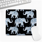 Elephant-pattern-background Large Mousepads Front