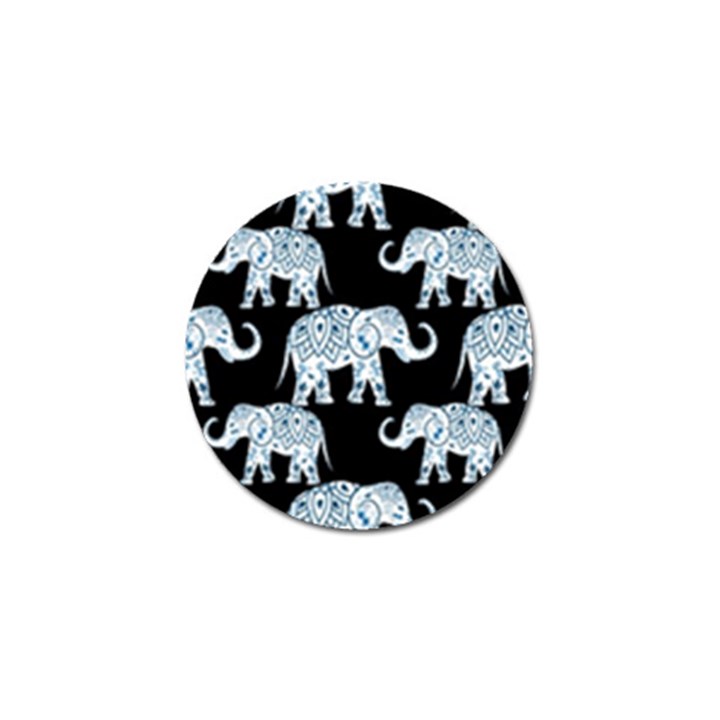 Elephant-pattern-background Golf Ball Marker