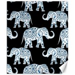 Elephant-pattern-background Canvas 8  x 10  8.15 x9.66  Canvas - 1