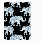 Elephant-pattern-background Large Garden Flag (Two Sides) Front