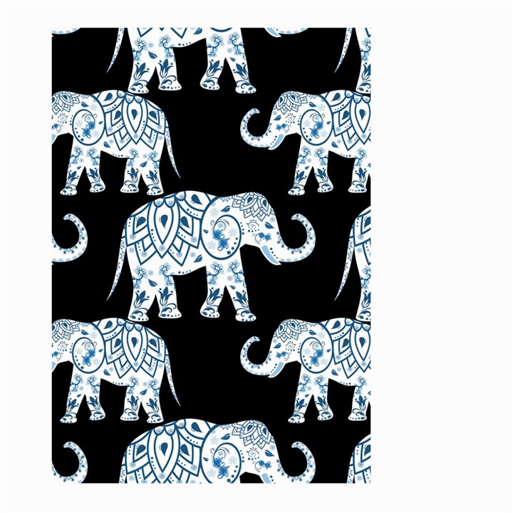 Elephant-pattern-background Large Garden Flag (Two Sides)