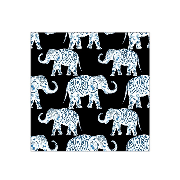 Elephant-pattern-background Satin Bandana Scarf