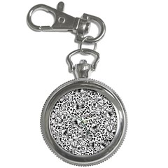 Vector-eclectic-fabric-seamless-pattern-animal-background-with-baroque-ornament Key Chain Watches by Sobalvarro