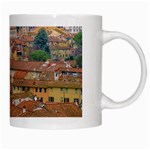 Lucca Historic Center Aerial View White Mugs Right