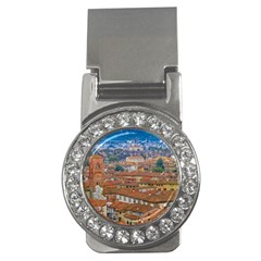 Lucca Historic Center Aerial View Money Clips (cz)  by dflcprintsclothing