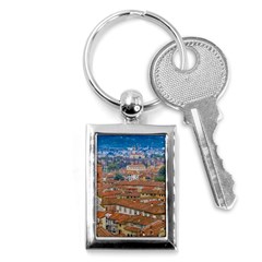 Lucca Historic Center Aerial View Key Chain (rectangle) by dflcprintsclothing