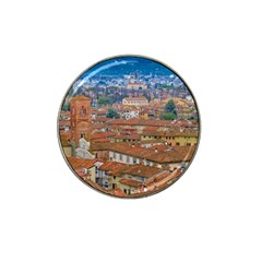 Lucca Historic Center Aerial View Hat Clip Ball Marker