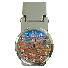 Lucca Historic Center Aerial View Money Clip Watches by dflcprintsclothing