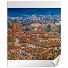 Lucca Historic Center Aerial View Canvas 11  X 14  by dflcprintsclothing