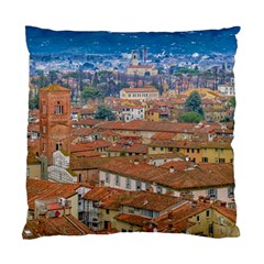 Lucca Historic Center Aerial View Standard Cushion Case (two Sides) by dflcprintsclothing