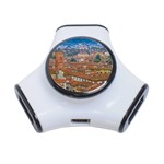 Lucca Historic Center Aerial View 3-Port USB Hub Front