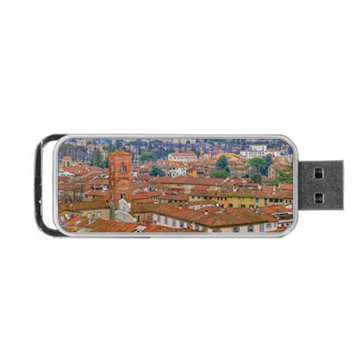 Lucca Historic Center Aerial View Portable USB Flash (Two Sides)