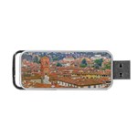 Lucca Historic Center Aerial View Portable USB Flash (Two Sides) Back