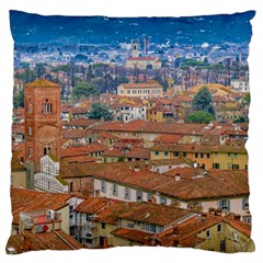 Lucca Historic Center Aerial View Standard Flano Cushion Case (two Sides) by dflcprintsclothing