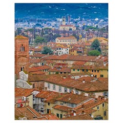 Lucca Historic Center Aerial View Drawstring Bag (small) by dflcprintsclothing