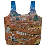 Lucca Historic Center Aerial View Full Print Recycle Bag (XXL) Front