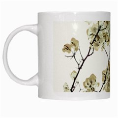 Photo Illustration Flower Over White Background White Mugs by dflcprintsclothing