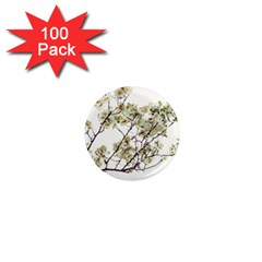 Photo Illustration Flower Over White Background 1  Mini Magnets (100 Pack)  by dflcprintsclothing