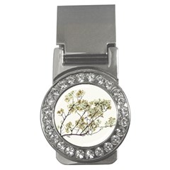 Photo Illustration Flower Over White Background Money Clips (cz)  by dflcprintsclothing