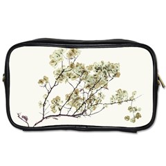 Photo Illustration Flower Over White Background Toiletries Bag (one Side) by dflcprintsclothing