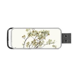 Photo Illustration Flower Over White Background Portable Usb Flash (one Side) by dflcprintsclothing