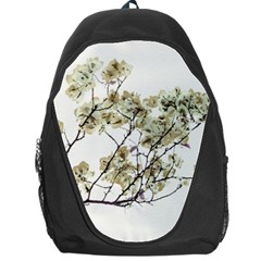 Photo Illustration Flower Over White Background Backpack Bag