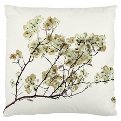 Photo Illustration Flower Over White Background Large Flano Cushion Case (two Sides) by dflcprintsclothing