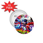 Crazy Grafitti 1.75  Buttons (10 pack) Front