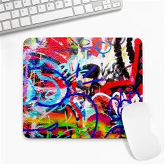 Crazy Grafitti Large Mousepads by essentialimage