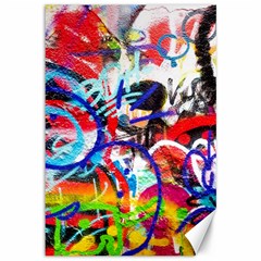 Crazy Grafitti Canvas 12  X 18  by essentialimage