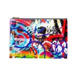 Crazy Grafitti Cosmetic Bag (Large) Front