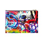 Crazy Grafitti Cosmetic Bag (Large) Back