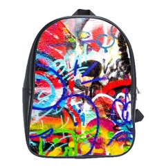 Crazy Grafitti School Bag (large) by essentialimage