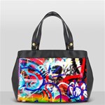 Crazy Grafitti Oversize Office Handbag (2 Sides) Back