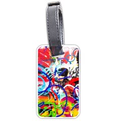 Crazy Grafitti Luggage Tag (one Side) by essentialimage