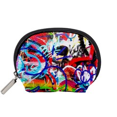 Crazy Grafitti Accessory Pouch (small) by essentialimage