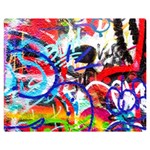 Crazy Grafitti Double Sided Flano Blanket (Medium)  60 x50  Blanket Front