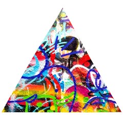 Crazy Grafitti Wooden Puzzle Triangle