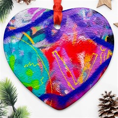 Crazy Graffiti Ornament (heart) by essentialimage