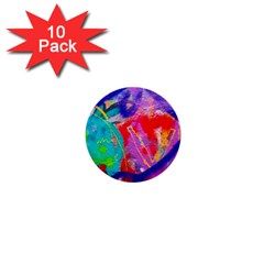 Crazy Graffiti 1  Mini Buttons (10 Pack)  by essentialimage