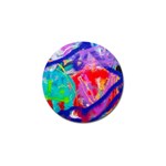 Crazy Graffiti Golf Ball Marker Front