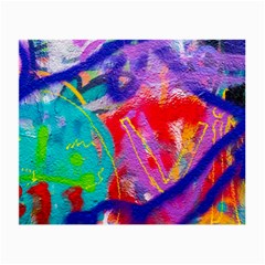 Crazy Graffiti Small Glasses Cloth by essentialimage